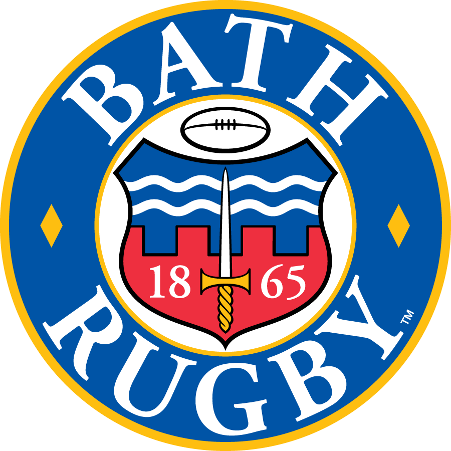 aviva premiership rugby bath pres primary logo t shirt iron on transfers